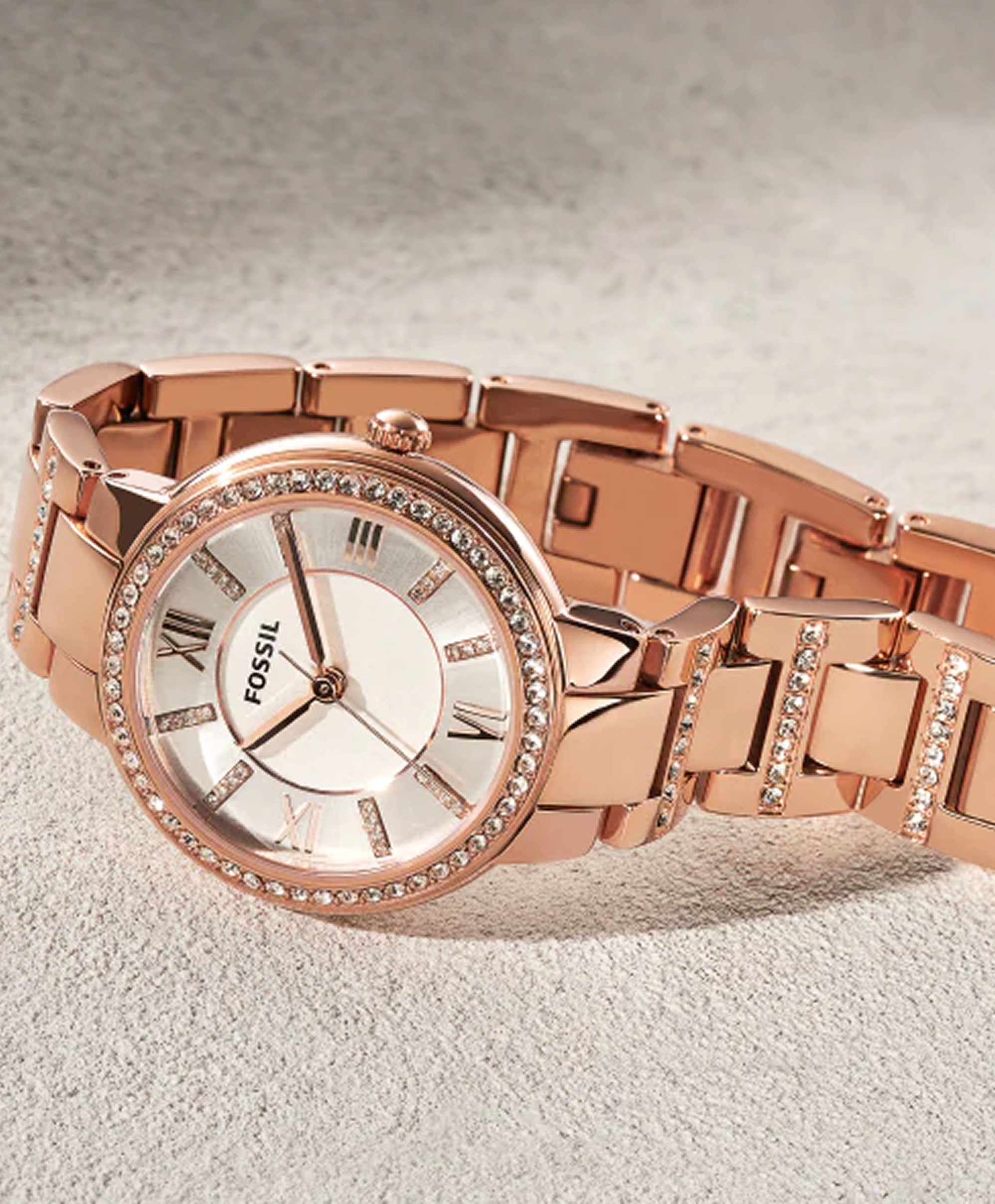 fossial golden watch